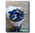 浪漫藍玫~精緻花束